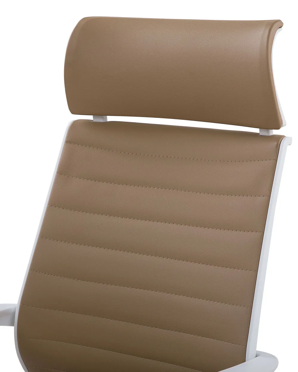 Online Beliani Tyotuoli Keinonahka Vaaleanruskea Leader