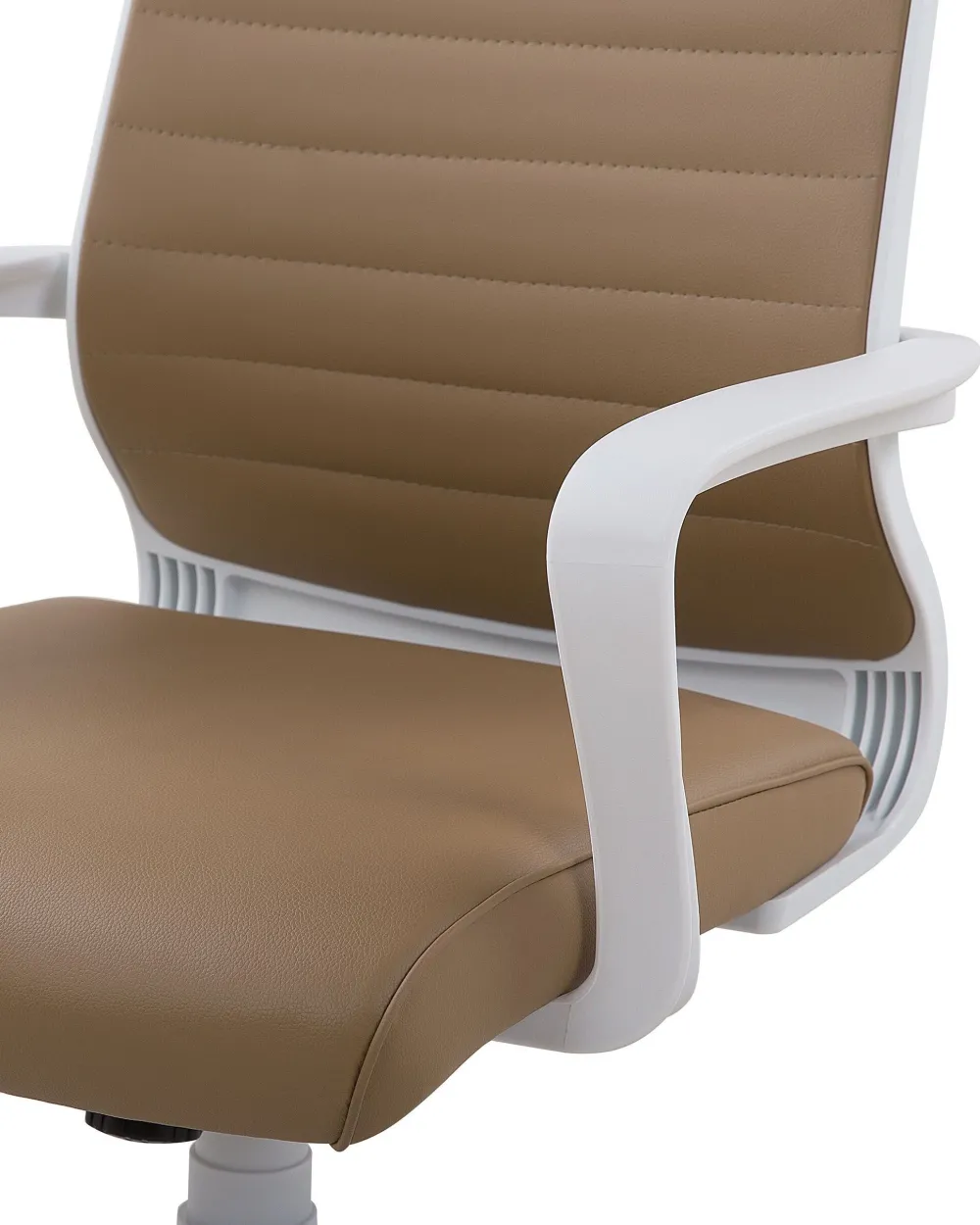 Online Beliani Tyotuoli Keinonahka Vaaleanruskea Leader