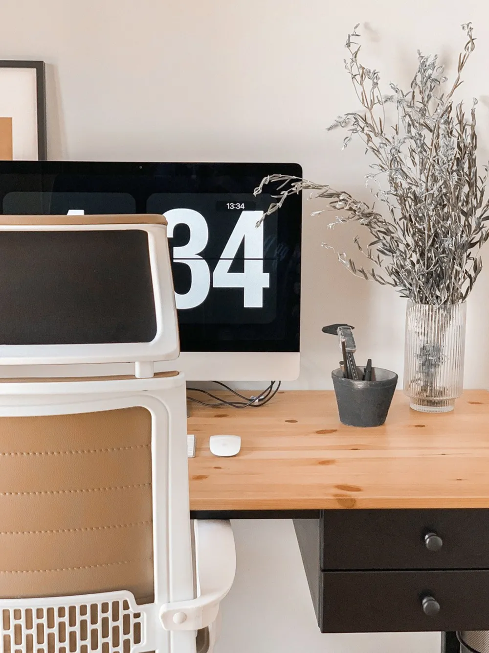 Online Beliani Tyotuoli Keinonahka Vaaleanruskea Leader