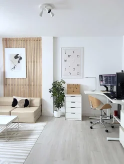 Cheap Beliani Tyotuoli Keinonahka Valkoinen Rotterdam