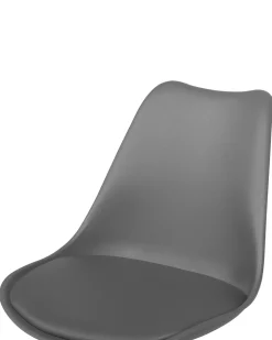 Online Beliani Tyotuoli Muovi Harmaa Dakota Ii