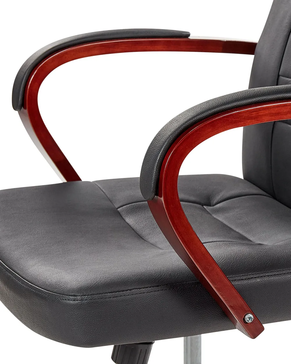 Hot Beliani Tyotuoli Nahka Hierova Musta Diamond