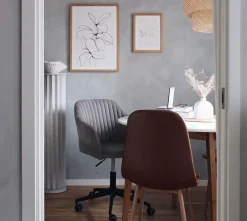 Hot Beliani Tyotuoli Sametti Harmaa Venice