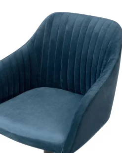 Lastenhuone<Beliani Tyotuoli Sametti Laivastonsininen Venice