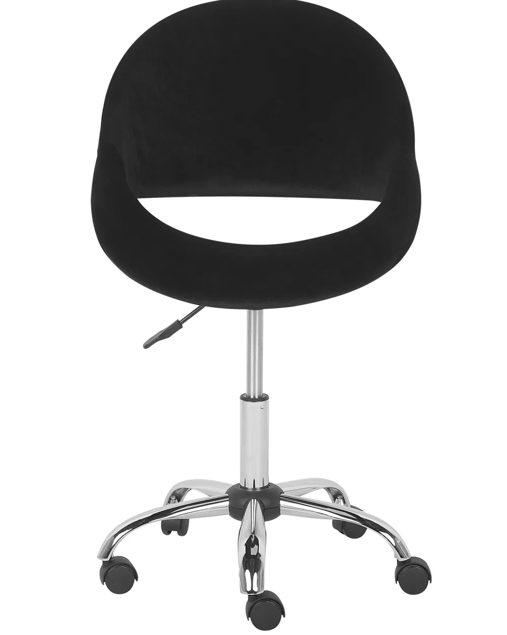 Sale Beliani Tyotuoli Sametti Musta Selma