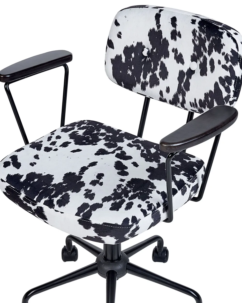 Hot Beliani Tyotuoli Sametti Musta/Valkoinen Algerita