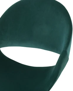 Discount Beliani Tyotuoli Sametti Smaragdinvihrea Selma