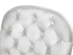 Lastenhuone<Beliani Tyotuoli Sametti Vaaleanharmaa Princess