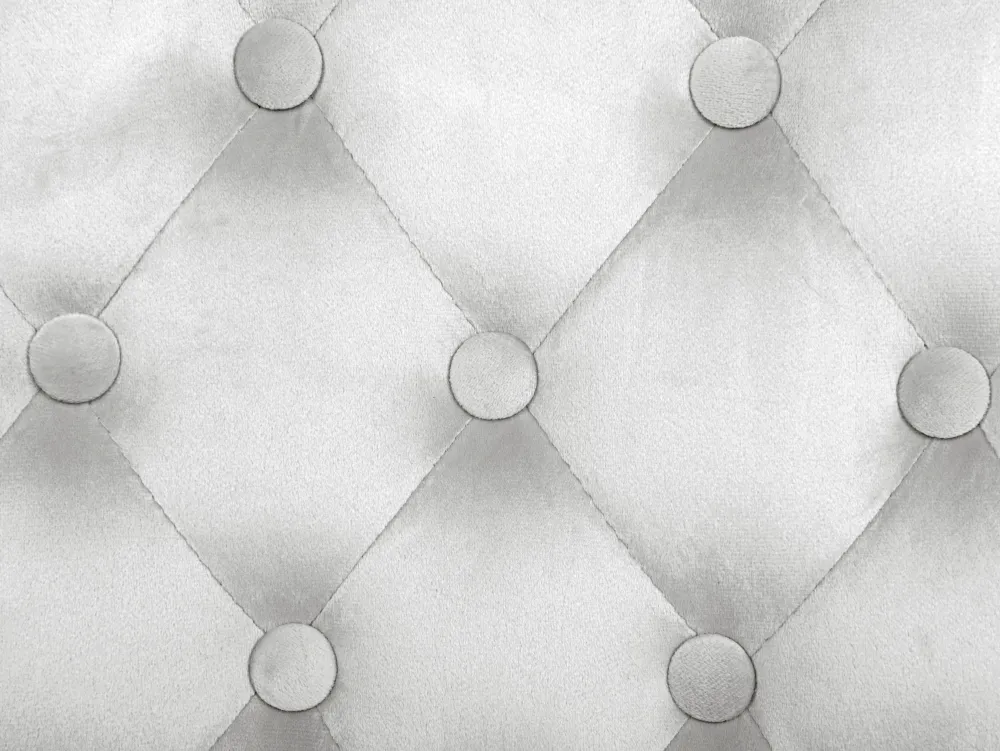 Lastenhuone<Beliani Tyotuoli Sametti Vaaleanharmaa Princess