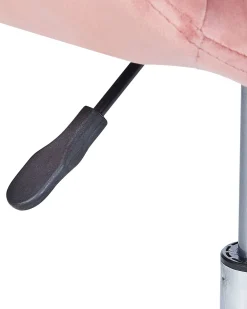 Tuolit<Beliani Tyotuoli Sametti Vaaleanpunainen Labelle