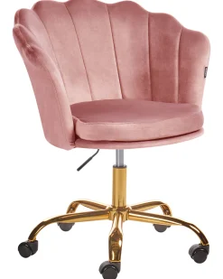 Best Sale Beliani Tyotuoli Sametti Vaaleanpunainen Monticello Ii