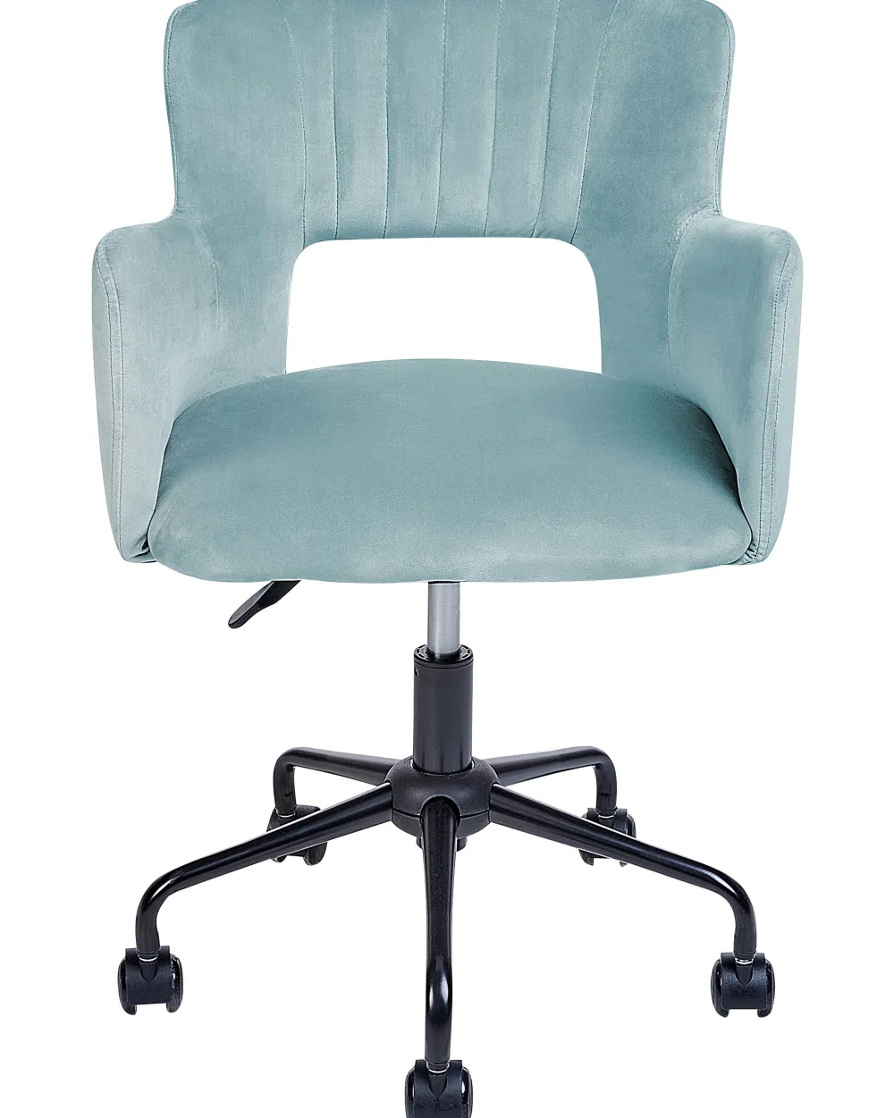 New Beliani Tyotuoli Sametti Vaaleansininen Sanilac