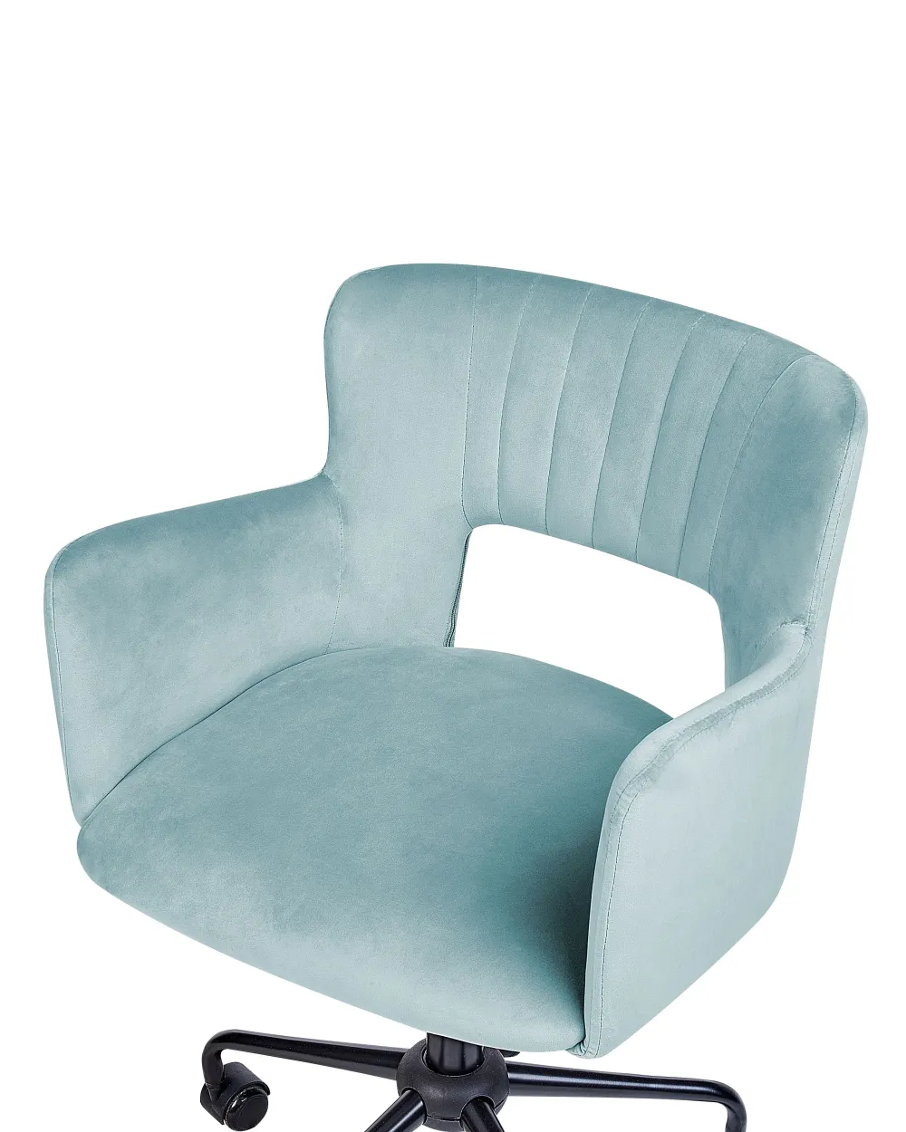 New Beliani Tyotuoli Sametti Vaaleansininen Sanilac