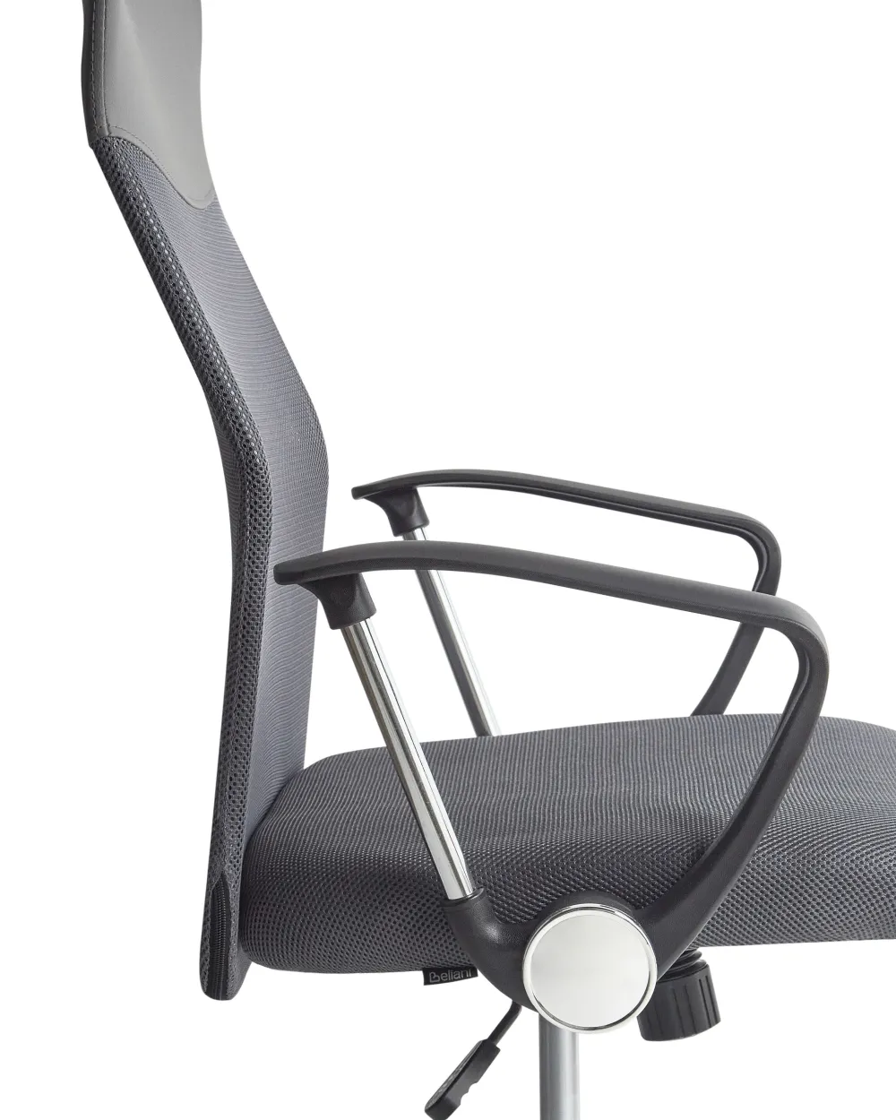 Outlet Beliani Tyotuoli Verkkokangas Harmaa Design