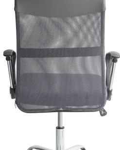 Outlet Beliani Tyotuoli Verkkokangas Harmaa Design