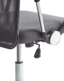 Outlet Beliani Tyotuoli Verkkokangas Harmaa Design