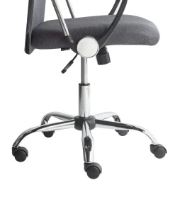 Outlet Beliani Tyotuoli Verkkokangas Harmaa Design