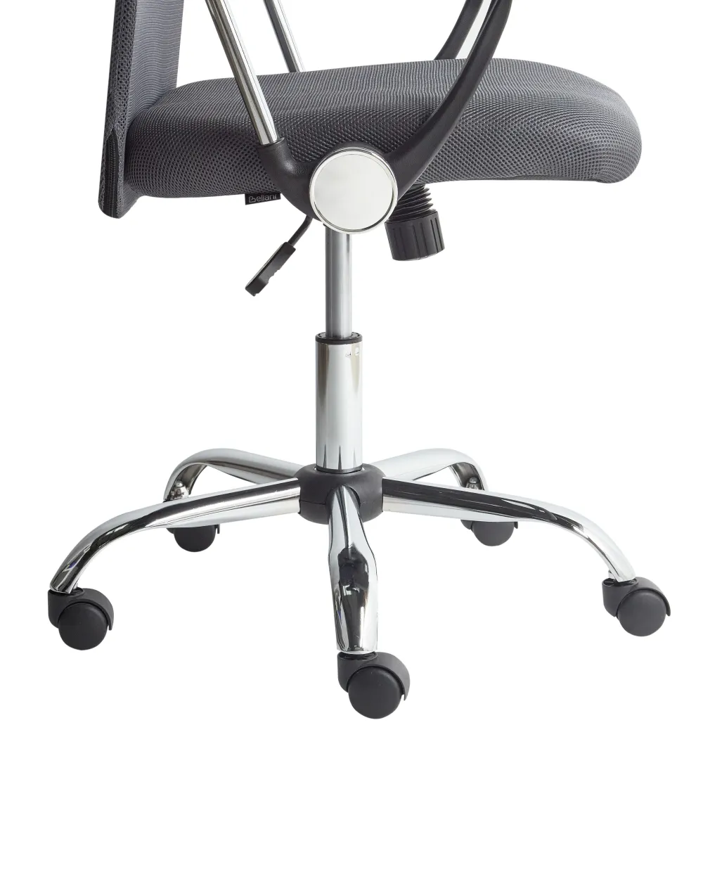 Outlet Beliani Tyotuoli Verkkokangas Harmaa Design