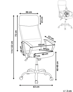 Lastenhuone<Beliani Tyotuoli Verkkokangas Limenvihrea Design