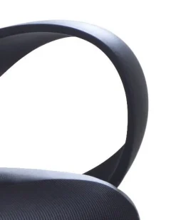 Tuolit<Beliani Tyotuoli Verkkokangas Musta Ichair