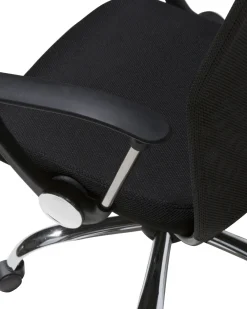 Tuolit<Beliani Tyotuoli Verkkokangas Musta Design