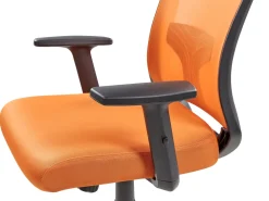 Discount Beliani Tyotuoli Verkkokangas Oranssi Noble