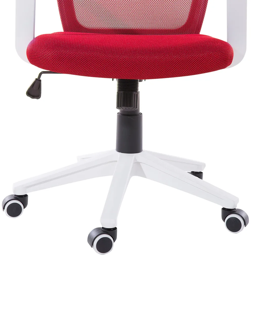 Lastenhuone<Beliani Tyotuoli Verkkokangas Punainen Relief