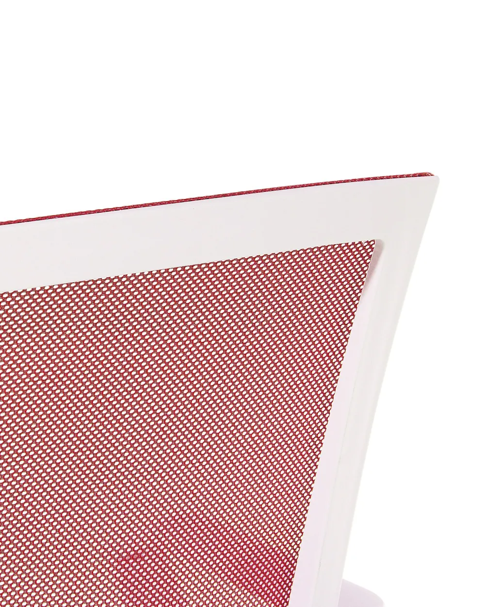 Lastenhuone<Beliani Tyotuoli Verkkokangas Punainen Relief