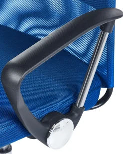 Tuolit<Beliani Tyotuoli Verkkokangas Sininen Design