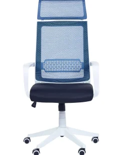 Lastenhuone<Beliani Tyotuoli Verkkokangas Sininen Leader