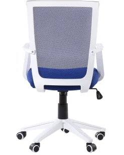 Outlet Beliani Tyotuoli Verkkokangas Tummansininen Relief