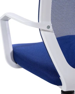 Outlet Beliani Tyotuoli Verkkokangas Tummansininen Relief