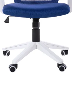 Outlet Beliani Tyotuoli Verkkokangas Tummansininen Relief