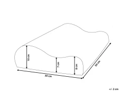 Tekstiilit<Beliani Tyyny Muistivaahtotayte Korkea 50 X 30 Cm Kangto