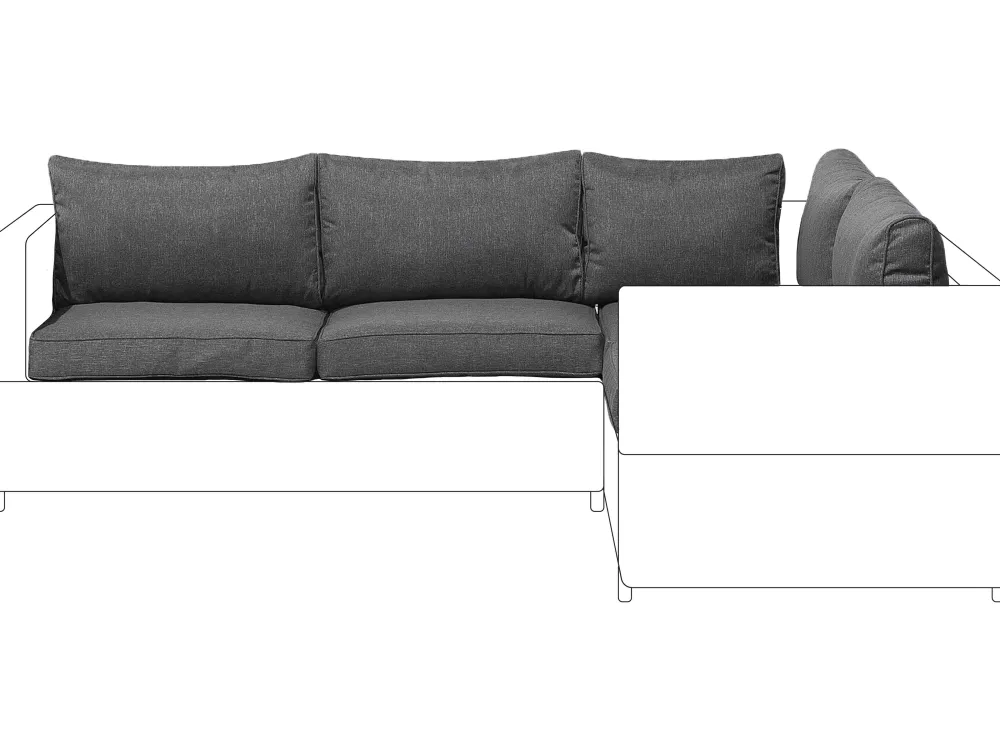 Best Beliani Tyynynpaalliset Harmaa Avola