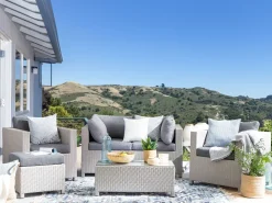 Online Beliani Tyynynpaalliset Ulkotiloihin Harmaa Milano