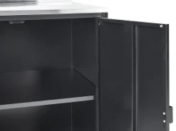 Cheap Beliani Ulkokeittion Allaskaappi Teras Musta Vilama