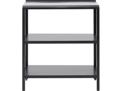 Ulkokalusteet<Beliani Ulkokeittion Saareke Teras 2 Hyllya Musta 80 X 50 Cm Vilama