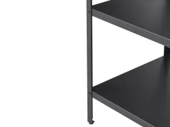 Ulkokalusteet<Beliani Ulkokeittion Saareke Teras 2 Hyllya Musta 80 X 50 Cm Vilama