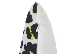 Tekstiilit<Beliani Ulkokoristetyyny Musta/Valkoinen 45 X 45 Cm 2 Kpl Karditsa