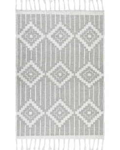 Matot<Beliani Ulkomatto Harmaa/Valkoinen 160 X 230 Cm Tabiat