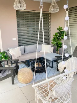 Hot Beliani Ulkomatto Kaksipuolinen Harmaa 160 X 230 Cm Aksu