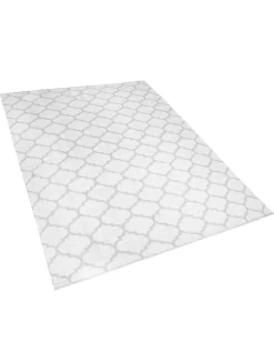 Hot Beliani Ulkomatto Kaksipuolinen Harmaa 160 X 230 Cm Aksu