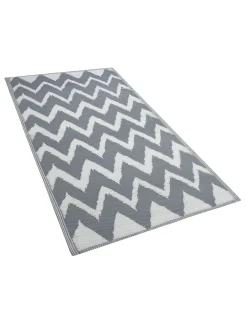 Cheap Beliani Ulkomatto Kaksipuolinen Harmaa 90 X 180 Cm Sirsa