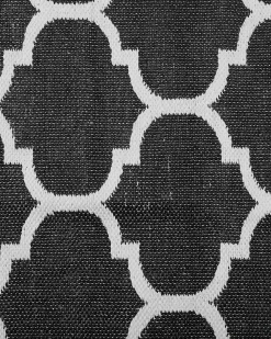 Matot<Beliani Ulkomatto Kaksipuolinen Musta/Valkoinen 160 X 230 Cm Aladana