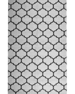 Matot<Beliani Ulkomatto Kaksipuolinen Musta/Valkoinen 160 X 230 Cm Aladana