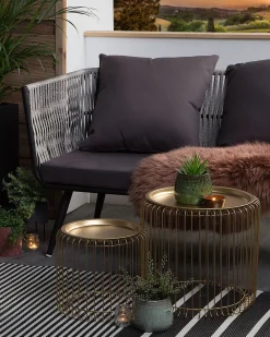 Outlet Beliani Ulkomatto Musta 90 X 180 Cm Haldia