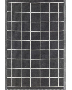 Matot<Beliani Ulkomatto Musta 120 X 180 Cm Rampur