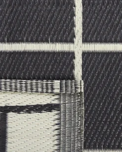 Matot<Beliani Ulkomatto Musta 120 X 180 Cm Rampur