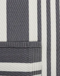 Flash Sale Beliani Ulkomatto Musta/Vaaleanharmaa 120 X 180 Cm Delhi